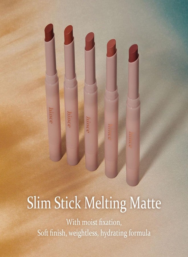 هينس أحمر شفاه هينس سليم ستيك ميلتينج مات - ينزلق بسلاسة، لون شفاف، لمسة نهائية ناعمة، لا يتكتل ولا يتقشر، لون متعدد الطبقات نابض بالحياة، ترطيب مريح، لمسة نهائية خفيفة الوزن تشبه الكشمير (مؤقت) - Image 2